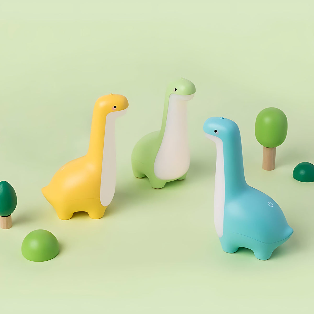LED-Dinosaurier-Nachtlicht für ruhige Nächte – Dino Nachtlicht Kinder aus Silikon, Aufladbar & Tragbar – RexGlow