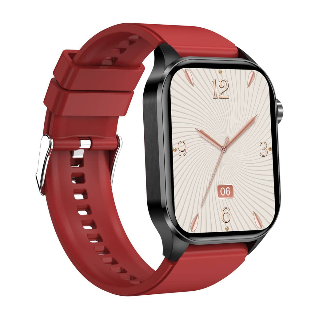 NOUVEAU RICHE Smartwatch mit Aktivitätstracking – Fitnessuhr mit Herzfrequenz-, Schritt- & Schlaftracking, Touchscreen, 4 Farben – HealthSync