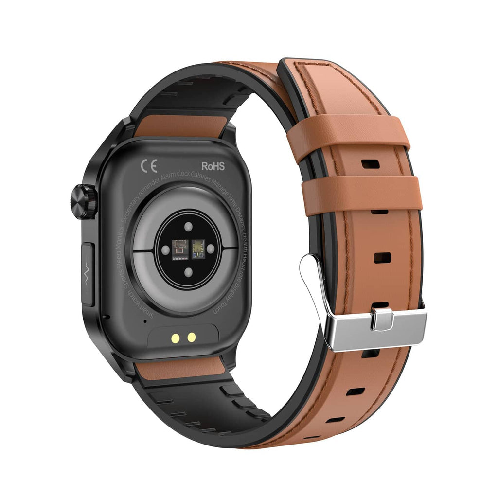 NOUVEAU RICHE Smartwatch mit Aktivitätstracking – Fitnessuhr mit Herzfrequenz-, Schritt- & Schlaftracking, Touchscreen, 4 Farben – HealthSync