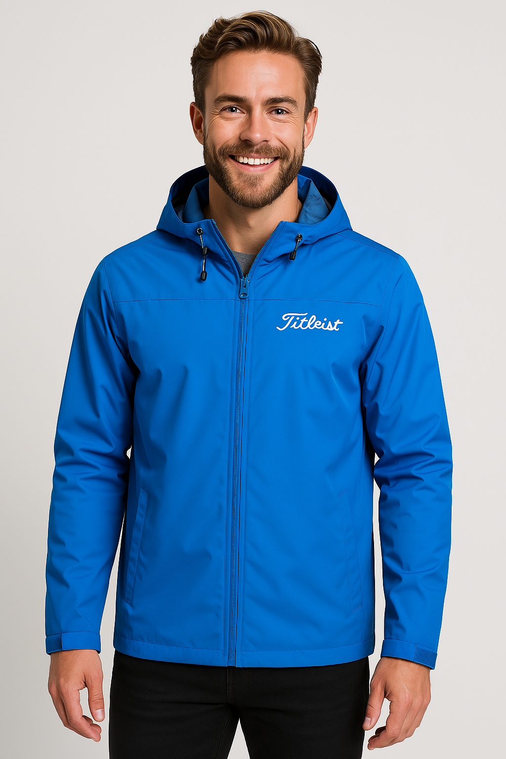 NOUVEAU RICHE Wasserdichte Herbstjacke für Herren Blau