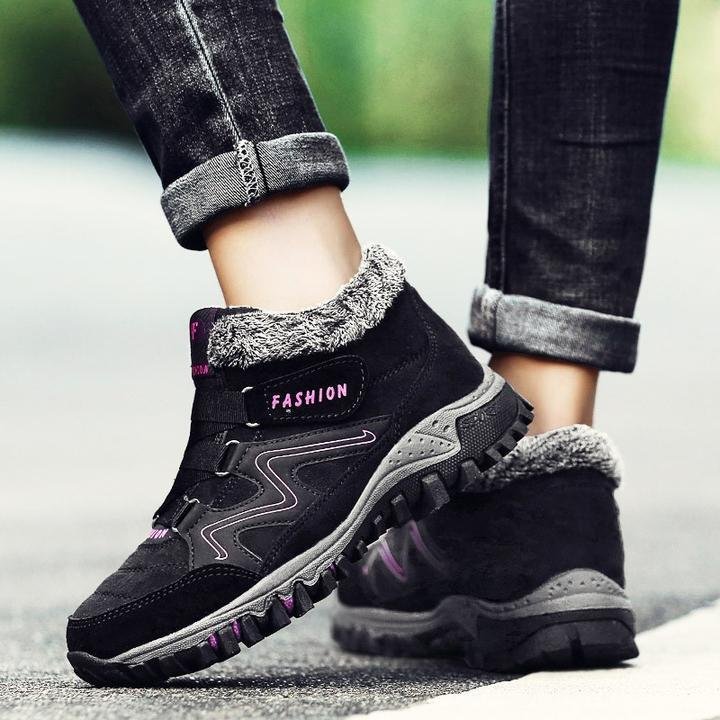 NOUVEAU RICHE Winterstiefel Mit Pelzfutter Warm Kuschelig Für Wintertage