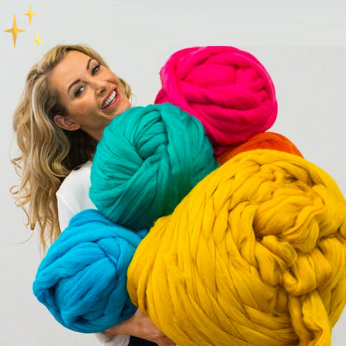 NOUVEAU RICHE 1000 Gramm XXL Chunky Strickgarn
