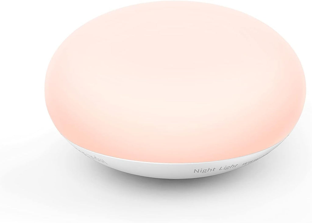 NOUVEAU RICHE Stillnachtlampe – Kabelloses Nachtlicht aus BPA-freiem Silikon, dimmbar mit Touch, USB-aufladbar, für Babyzimmer Rot