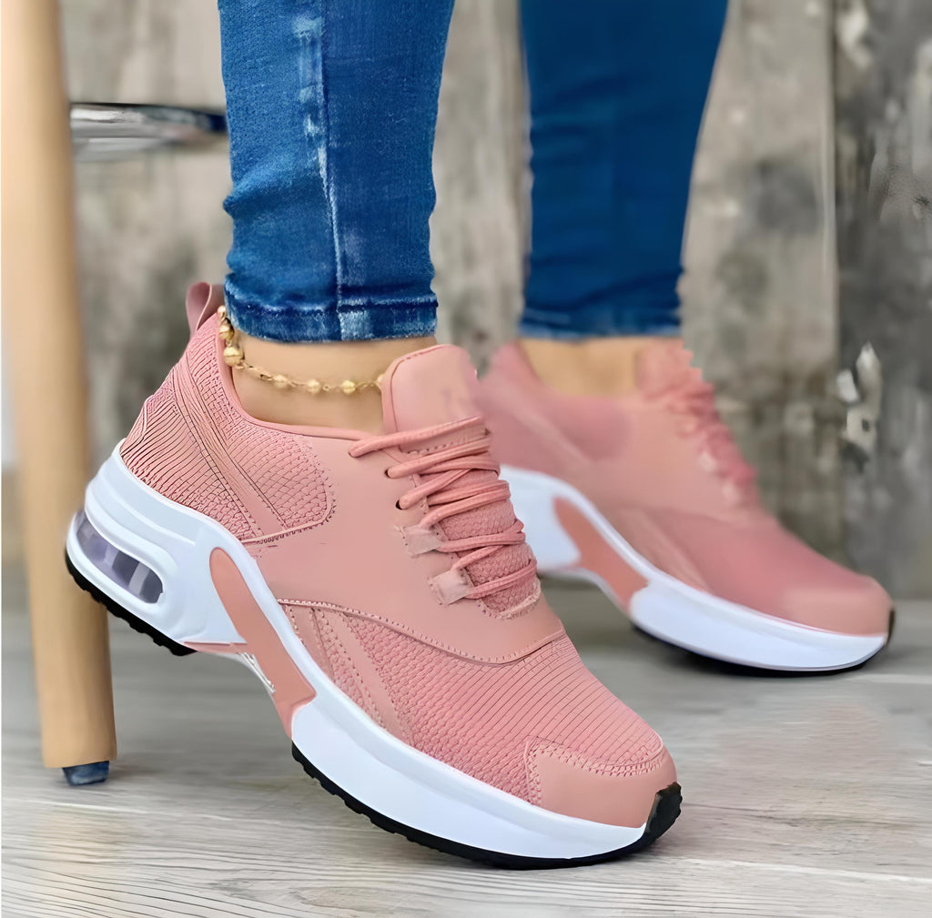 NOUVEAU RICHE Gemütliche Damen Turnschuhe Rosa